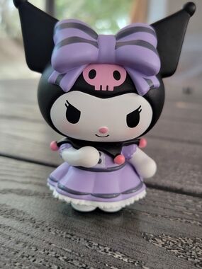MINISO Sanrio Kuromi Lavender Dress Collectible Figure PVC Toy 2022 Blind Box